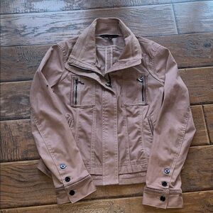 WHBM Stylish Jacket with Zipper Details - Size 4